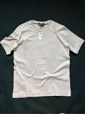 NWT $40 XS Express Men's Crewneck T-Shirt in Light Pink